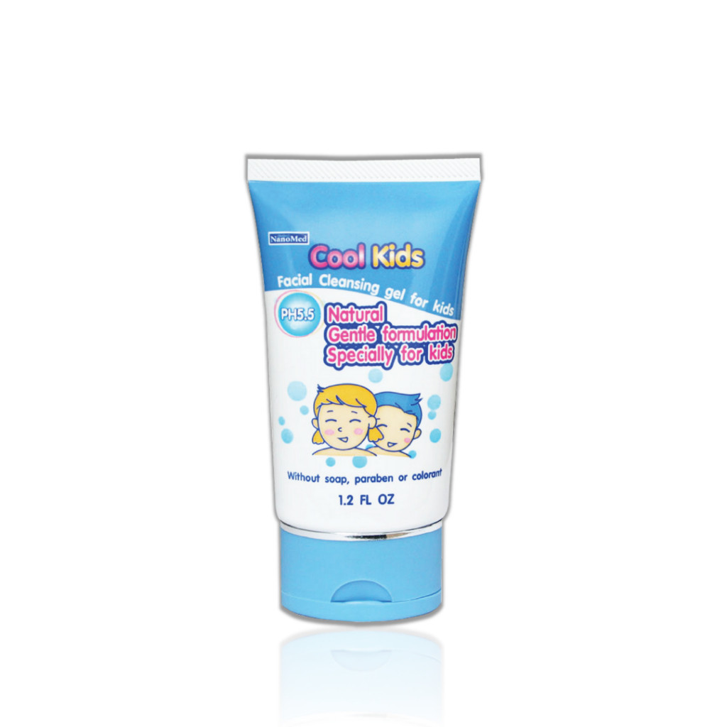 Cool Kids Facial Cleansing gel เจลล้างหน้าเด็ก pH 5.5 สูตรอ่อนโยนด้วยสารสกัดธรรมชาติ ผิวบอบบาง ขนาด 1.2 OZ หรือ 30 g