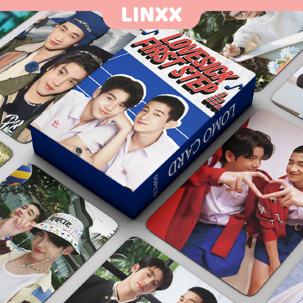 Linxx 55 ชิ้น LoveSick Almond Progress อัลบั้ม Lomo Card Kpop Photocards โปสการ์ด Series