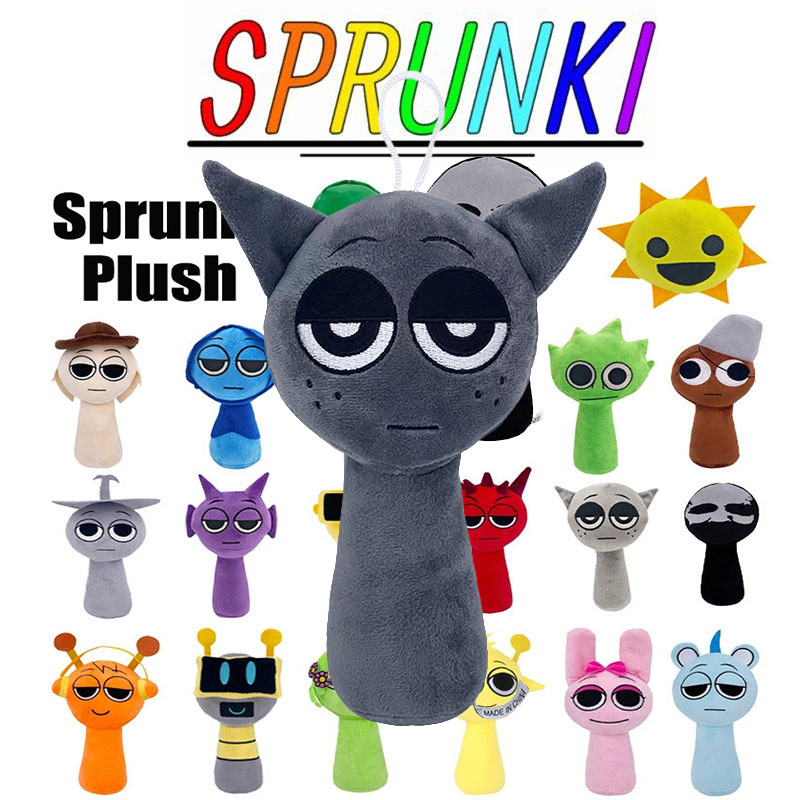 2024 Incredibox Sprunki Plnshie Collection ของเล่น Sprunki Plush ตุ๊กตาของเล่นของขวัญคริสต์มาส