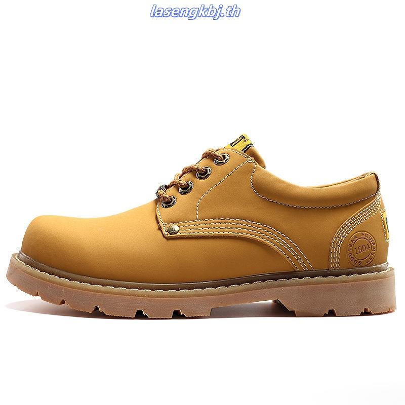 [ของแท้] Caterpillar 1904 รองเท้าบูทมาร์ติน ข้อสั้น แบบหนัง กันน้ํา กันลื่น สําหรับผู้ชาย และผู้หญิง 5N5T