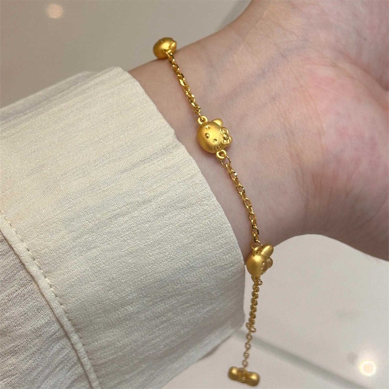 สร้อยข้อมือคิตตี้โบว์สร้อยข้อมือแมวประณีตสร้อยข้อมือหมีของขวัญขายส่ง