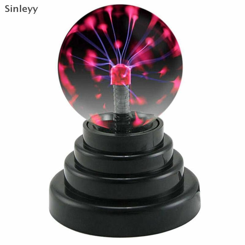 Nl แก้ว Magic Plasma Ball Light โคมไฟตั้งโต๊ะขนาดใหญ่ทรงกลมโคมไฟกลางคืน Touch US N