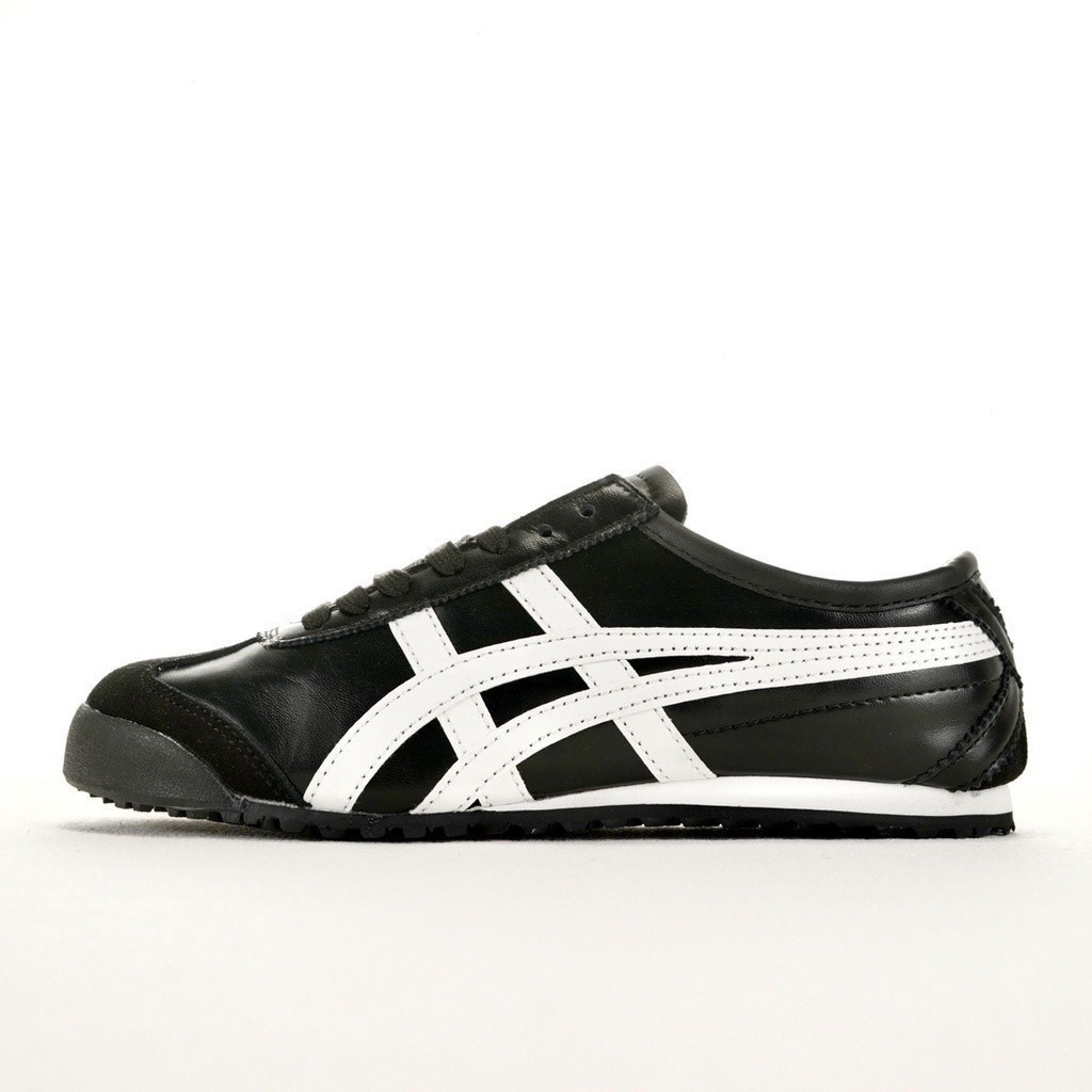 Asics Onitsuka tiger/onitsuka Tiger MEXICO 66 Black White Couple All Match SINGLE Anti-SLIP Sports S