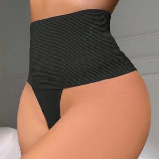 ชุดกระชับสัดส่วนสตรีเอวสูงควบคุม Thongs แบน Belly Body Shaper กางเกงกระชับสัดส่วนเทรนเนอร์ยืดหยุ่น Butt Lifter Shaping กางเกง S-3XL