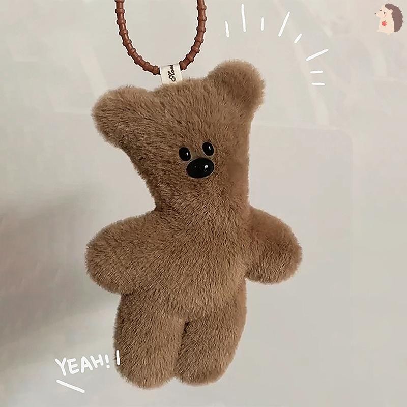 [IN] ตุ๊กตาหมี Squeak พวงกุญแจจี้การ์ตูนน่ารักตุ๊กตาของเล่น Kawaii กระเป๋ายัดไส้นุ่ม Ch ตกแต่งสําหรับของขวัญเด็ก TH
