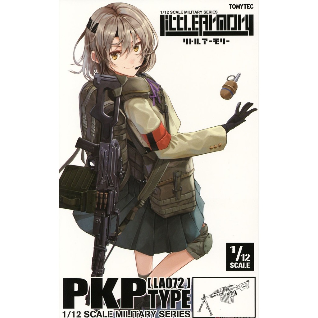 Tomytec 1/12 Figma Little Armory 🧩 LA072 PKP Type Plastic Model พาร์ทเสริมยังไม่ได้ประกอบ-ทากาว