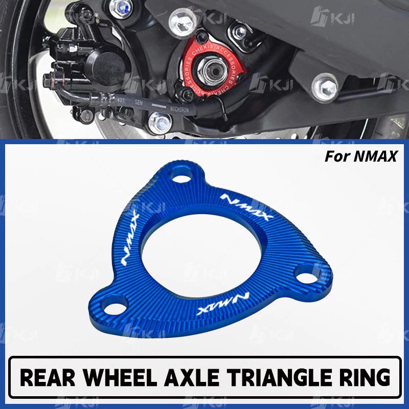 สําหรับ Yamaha NMAX 160/155/125/TURBO/NEO ด้านหลังเพลาล้อหมวกอ่อนนุชล้อหลังส้อมอุปกรณ์เสริม