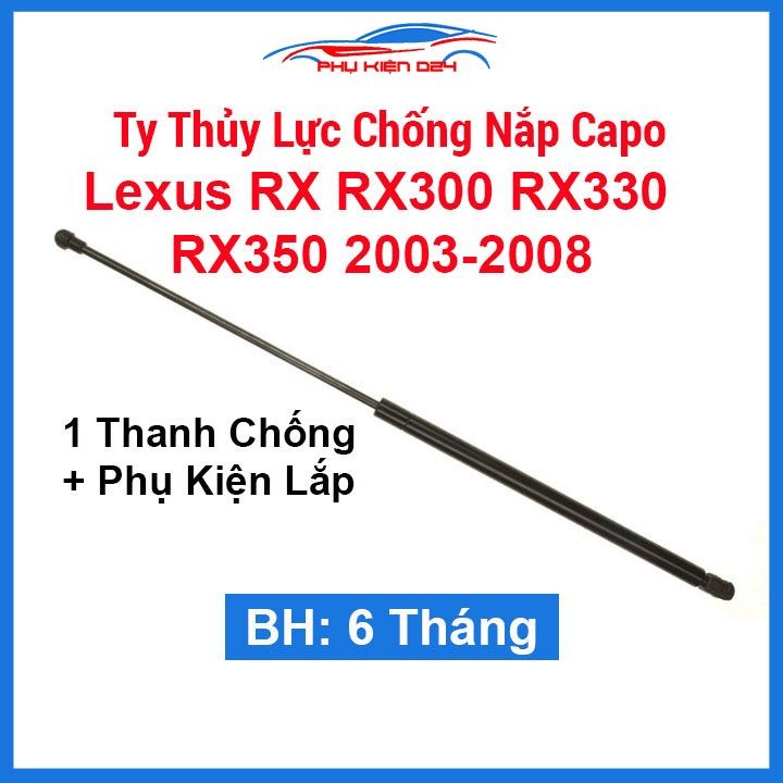 Lexus RX300 RX330 RX350 2003-2008 ฮูดวาล์วไฮดรอลิกรองรับเปิดอัตโนมัติ