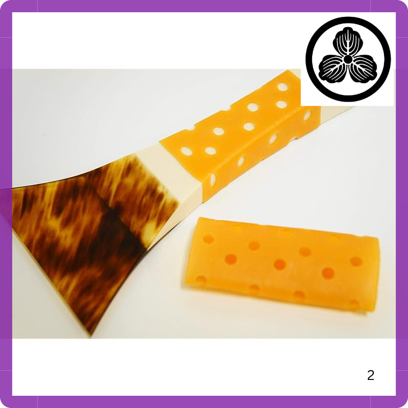 Shamisen bachi slip-resistant rubber, Tsugaru