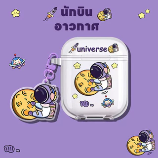 เคสเคสหูฟัง Airpods 3/4 /Pro/Pro2 หูฟัง Airpods เคสหูฟังลายการ์ตูน+สายห้อยแบบเดียวกัน พกพาสะดวก เคสซิลิโคนนิ่มลายการ์ตูน