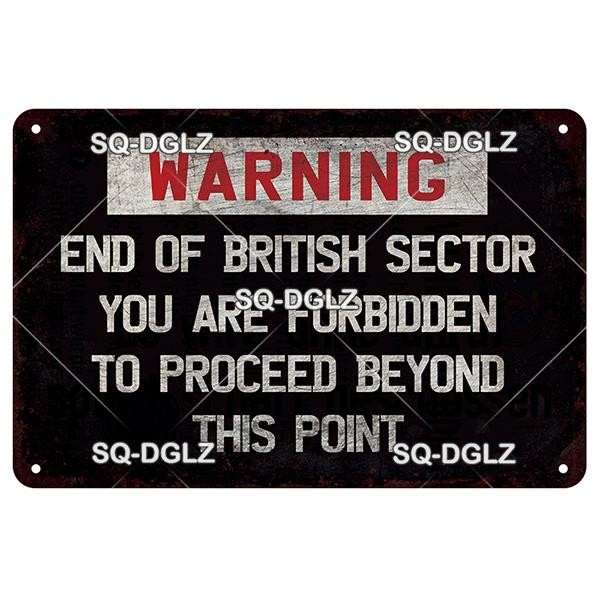 Vintage Retro Achtung Berlin ป้ายดีบุกป้ายโลหะ Shop แผ่น Home Bar สติ๊กเกอร์ผนังตกแต่ง Plaque โปสเตอ