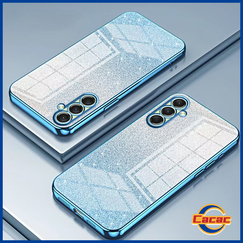 เคส Samsung A16 5G A15 5G A14 5G A55 5G A54 5G A35 5G A34 5G soft case พร้อมสติกเกอร์เคสใส SFDK2