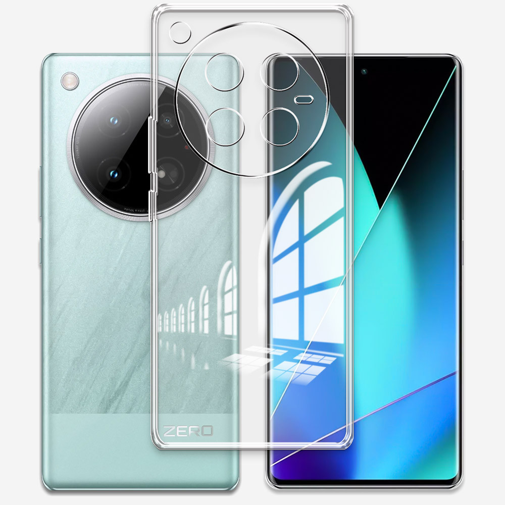 สําหรับ Infinix Zero 40 5G กรณี Clear ป้องกันซิลิโคนนุ่มสําหรับ Infinix Zero 40 Zero40 กันกระแทกปกหลัง Funda