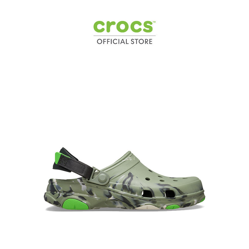 CROCS รองเท้าลำลองผู้ใหญ่ ALL-TERRAIN MARBLED CLOG รุ่น 2078873WP - MOSS/MULTI
