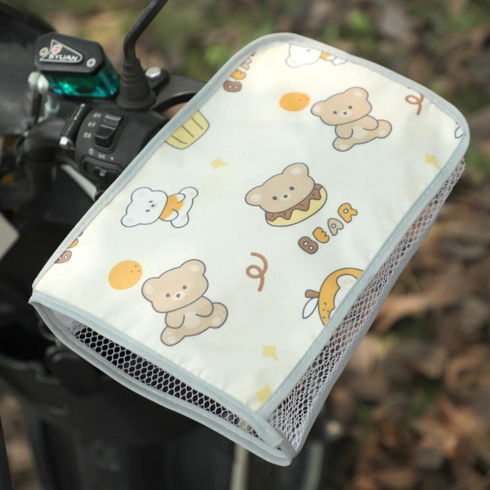 ถุงมือกันแดดรถยนต์ไฟฟ้า LONGE, ถุงมือแฮนด์รถจักรยานยนต์กันลมกันน้ํา, ผ้าคลุมแฮนด์อเนกประสงค์ป้องกันรังสีSun Anti-UV - รูปที่ 7