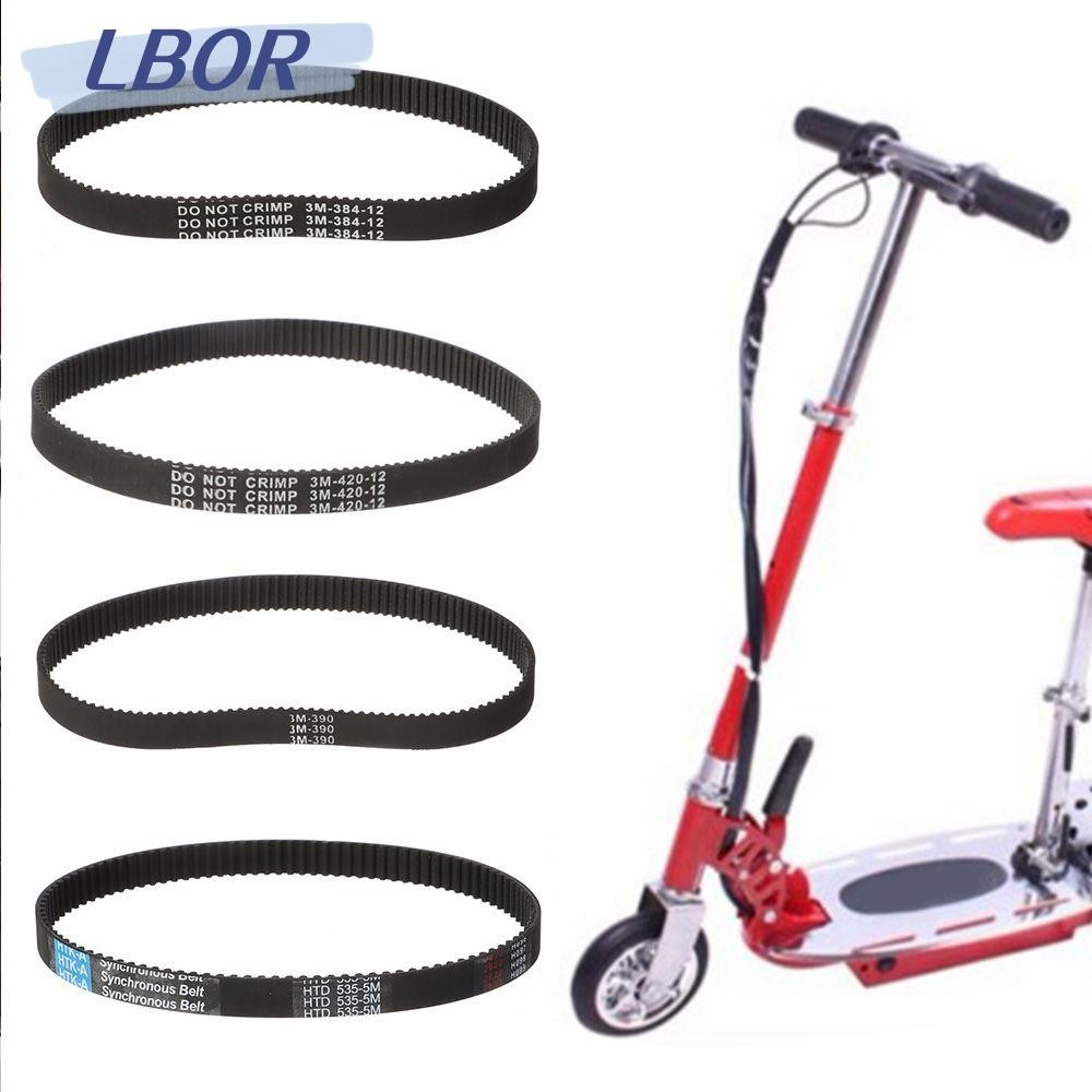 Lbor สายพานสกู๊ตเตอร์ไฟฟ้า สีดํา E-scooter Hoverboard อะไหล่ 384 12 สายพานไทม์มิ่ง