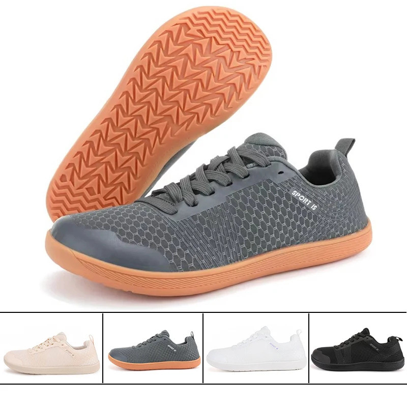ใหม่ Unisex Wider รองเท้า Breathable ตาข่ายผู้ชาย Barefoot รองเท้ากว้างยี่ห้อ Soft Zero Drop Sole Wider Toe Sneakes Plus ขนาด