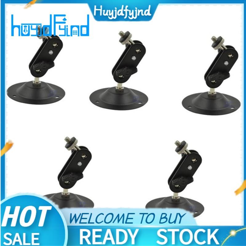 HyjdfyjndCamera Wall Mount Bracket,ผู้ถือจอภาพ,สีดําลําโพงวงเล็บ,ในร่มกลางแจ้งเพดาน Wall Mounts โปรเ