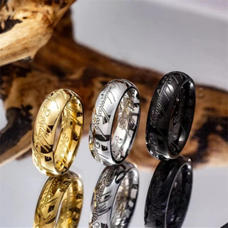 ยุโรปและอเมริกายอดนิยมสแตนเลสลอร์ดออฟแหวนผู้ชายและผู้หญิงเหล…