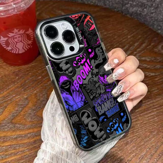 🌹GOOD🌹แฟชั่นดาร์กคอมิกส์ เคส Iphone 17 16 15 13 Pro Max 7Plus 11 12 14 Pro Max 11 Pro Max 7 8 14 15 Plus XR X XS Max
