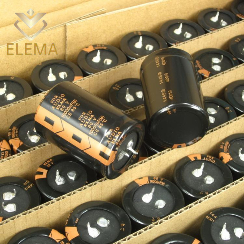 1 ชิ้น Original ELNA ตัวเก็บประจุเสียง 35 V/50 V/63 V/80 V/100 V 10000UF 15000UF 22000UF Audio Filte