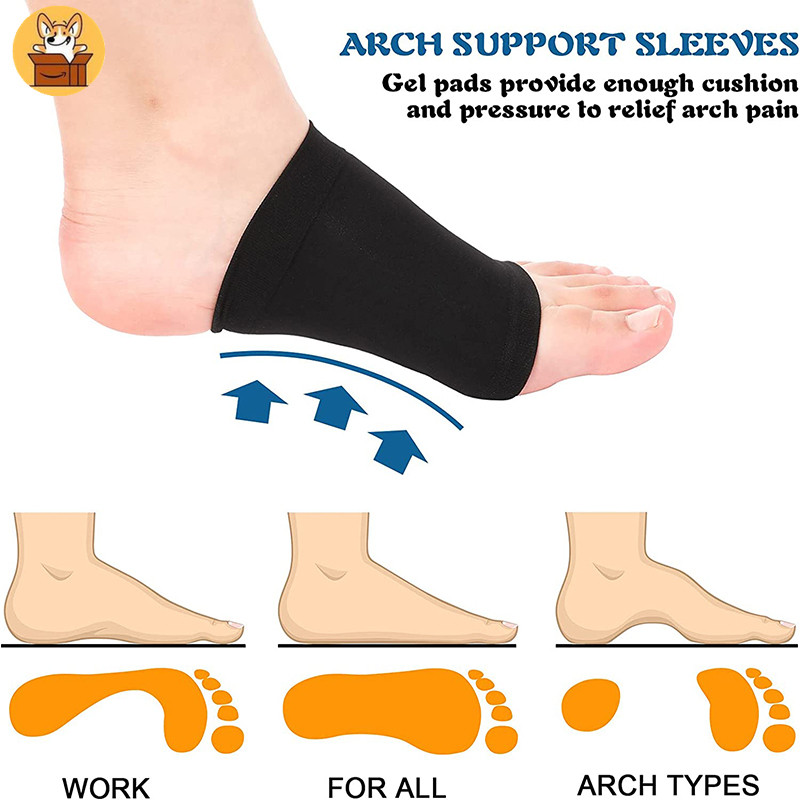 แผ่นรองรองรับ Orthotic Arch สําหรับ Plantar Fasciitis, Heel Spurs, เท้าแบน: แก้ไขพื้นรองเท้าและแผ่นดูแลเท้า
