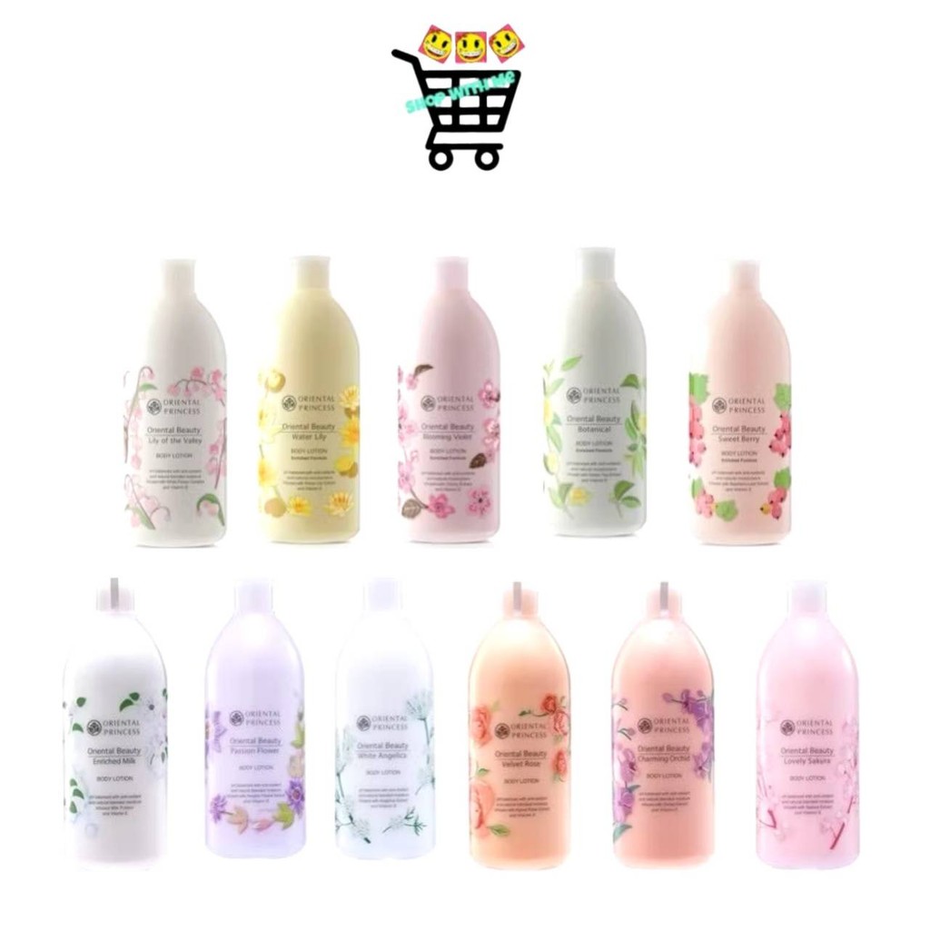 Oriental Princess  Body lotion โลชั่นทาผิวกาย กลิ่นหอม ติดทนทั้งวัน ขวดใหญ่400ml.
