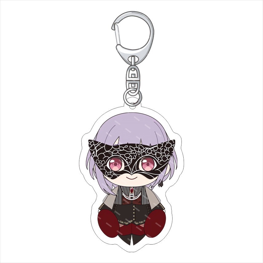 Ave Mujica "Bang Dream!》พวงกุญแจอะคริลิคสามเหลี่ยมจี้อะคริลิค