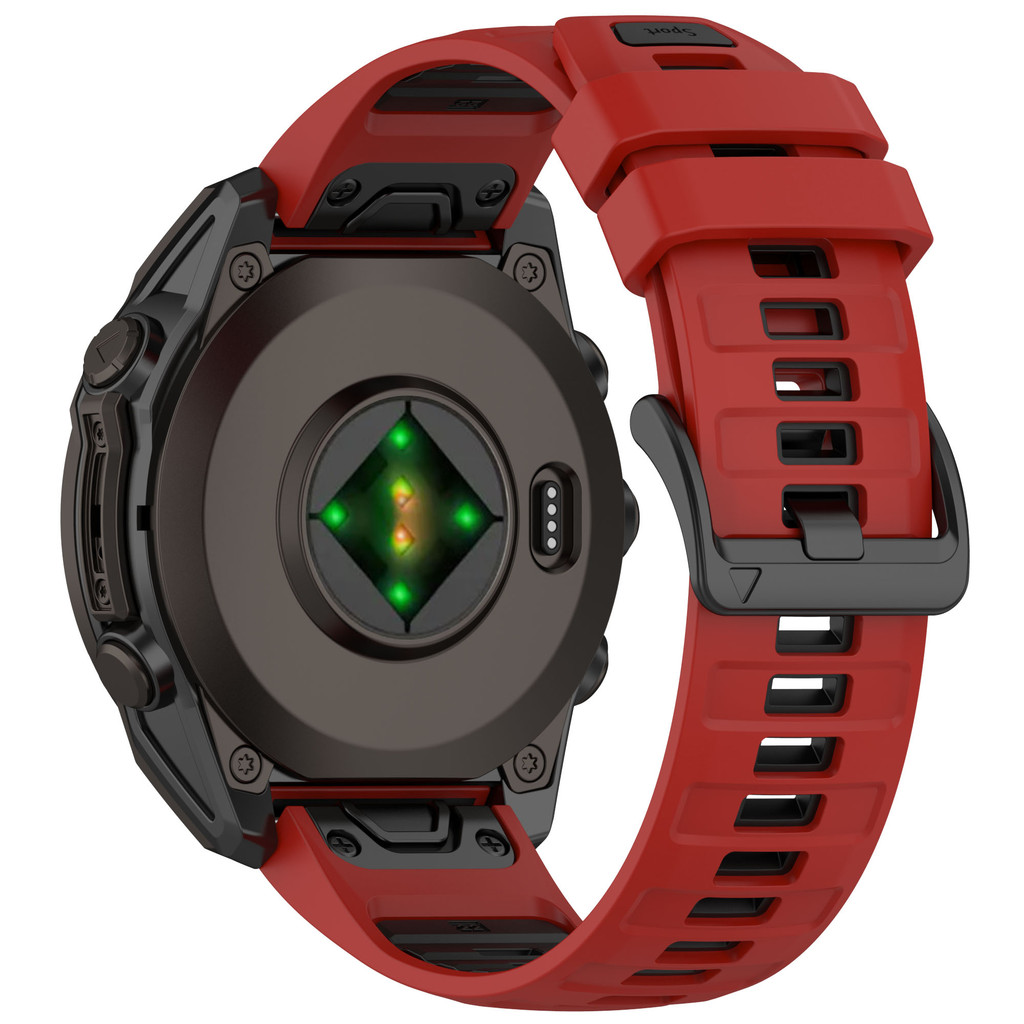 22 มม.26 มม.กีฬาซิลิโคน Quick Fit สําหรับ Garmin Fenix 8 7 6 5 plus 47 มม. 51 มม. / 955 965 745 935 945 / instinct 2 3 / Fenix 7x 6x 5x
