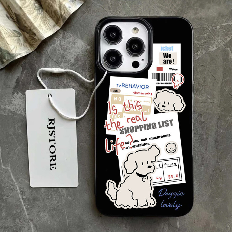เคสโทรศัพท์ลายสุนัขสำหรับ iphone16 13 15 14 11 12 14PRO 12PRO 13PROMAX 12PROMAX 7PLUS/8PLUS 13PLUS X