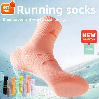 ถุงเท้าวิ่งมาราธอนมืออาชีพผู้ชายผู้หญิงสไตล์เดียวกันระงับกลิ…