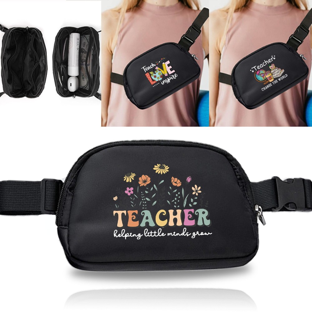 Teacher's Day gift New model lulu waist bag Dust-proof pocket Easy to carry Fashionable waist bag Te