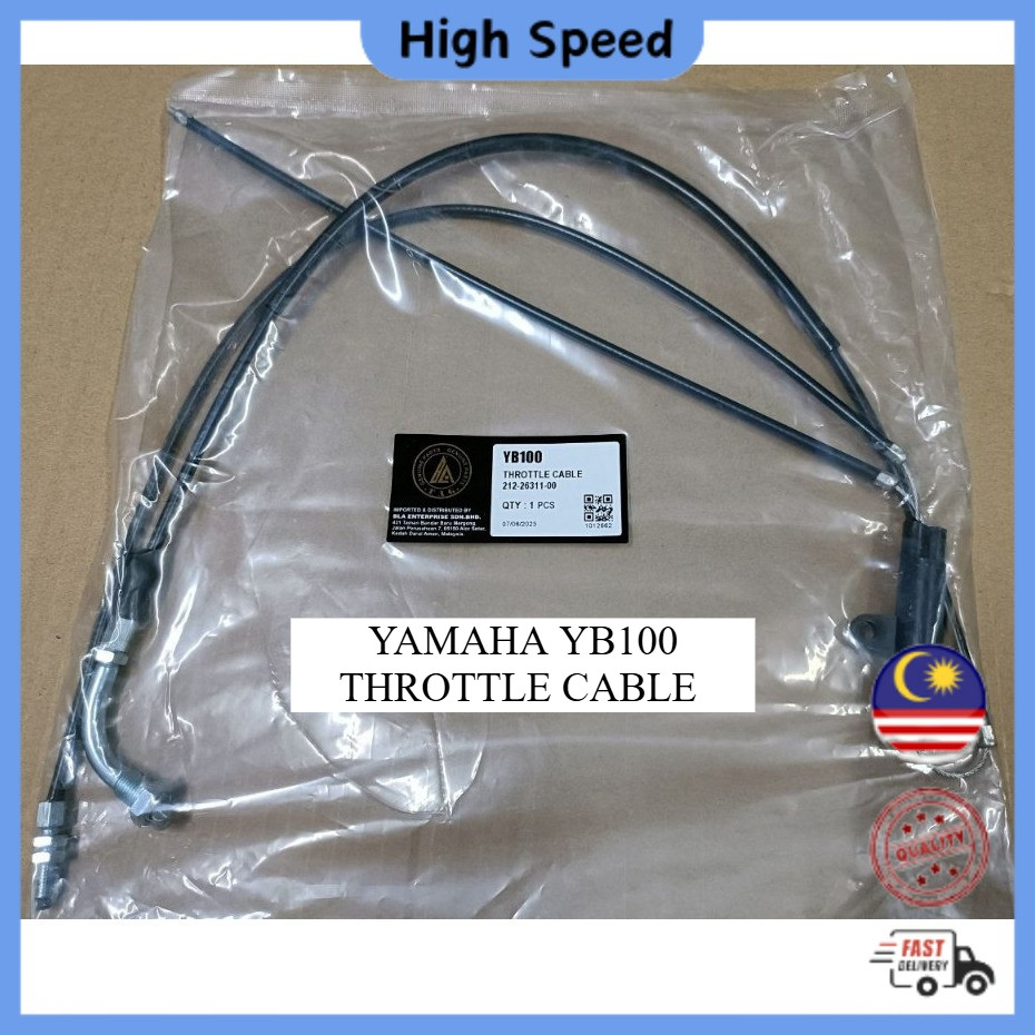 YAMAHA YB YB100 YB 100 สายคันเร่งรถยนต์ 1 ชิ้นแท็กยี่ห้อ