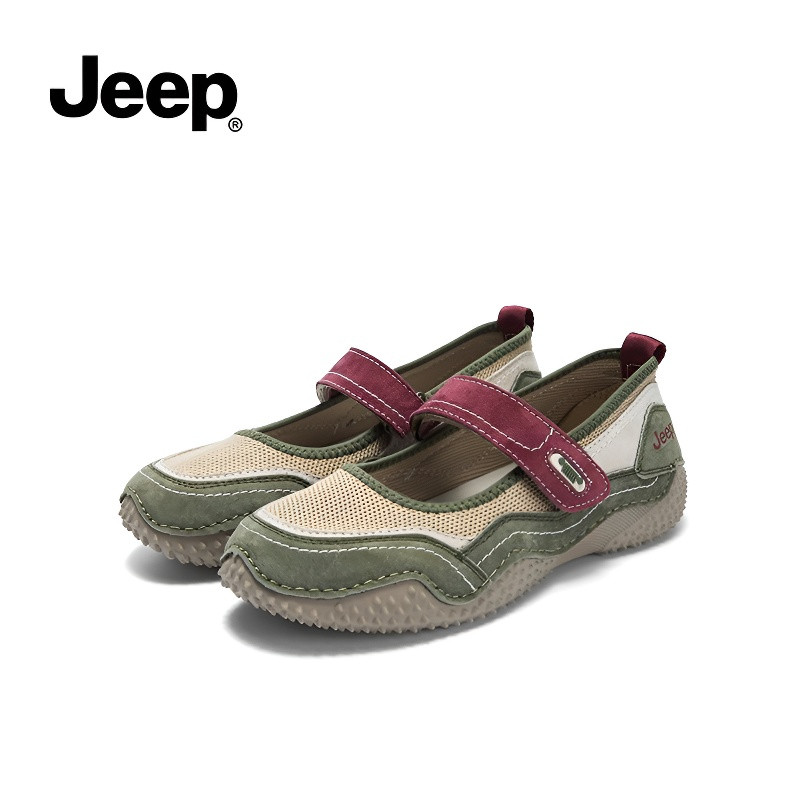 Jeep Mary Jane รองเท้าผู้หญิง ทรงคลาสสิก-retro สำหรับฤดูใบไม้ผลิและฤดูใบไม้ร่วง – โปรปัง