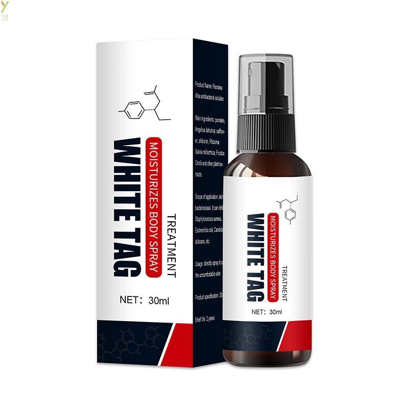 White Tag Treatment Moisturizing Spray ช่วยลดจุดขาว Skin Vitiligo Care สําหรับผู้ใหญ่ 30ml
