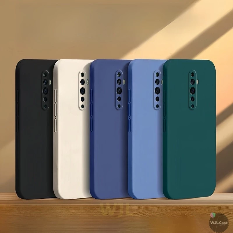 เคส OPPO Reno 2F เคสซิลิโคนโทรศัพท์มือถือสีลูกกวาดเรียบง่าย YT