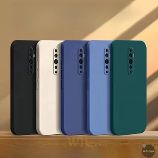 เคส OPPO Reno 2F เคสซิลิโคนโทรศัพท์มือถือสีลูกกวาดเรียบง่าย YT