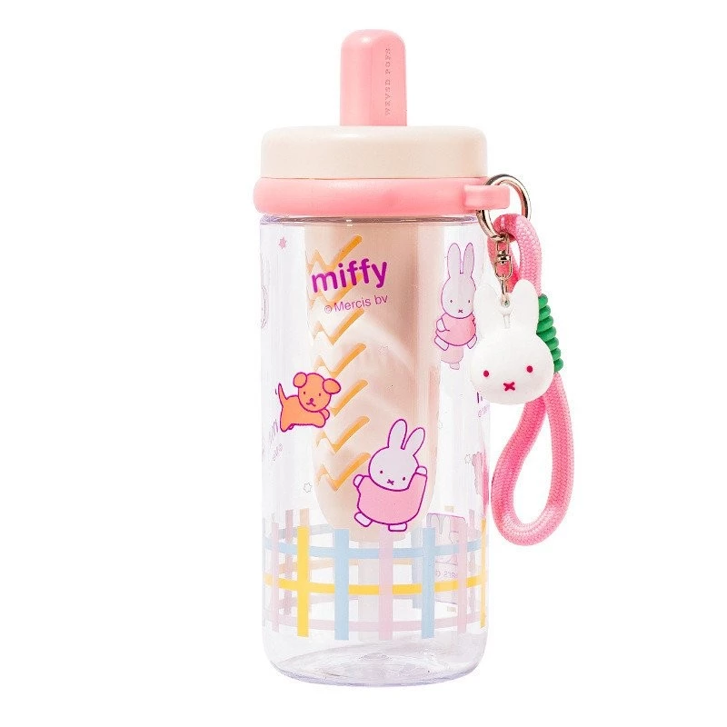 🔥แก้วน่ารัก ความจุ 600ML วัสดุTritan ลายการ์ตูนน่ารัก แก้วน้ำพลาสติกแบบมีหลอดดูด ถ้วย ของขวัญ thumbnail 6