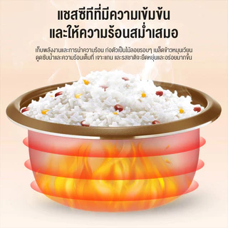 ksrain หม้อข้าวไฟฟ้า รุ่นใหม่ หม้อหุงข้าว 1.5ลิต 2ลิต 3ลิต 4ลิต พร้อมซึ้งนึ่งอาหาร หม้อหุงข้าวมัลติ หม้อนึ่ง mini หม้อห