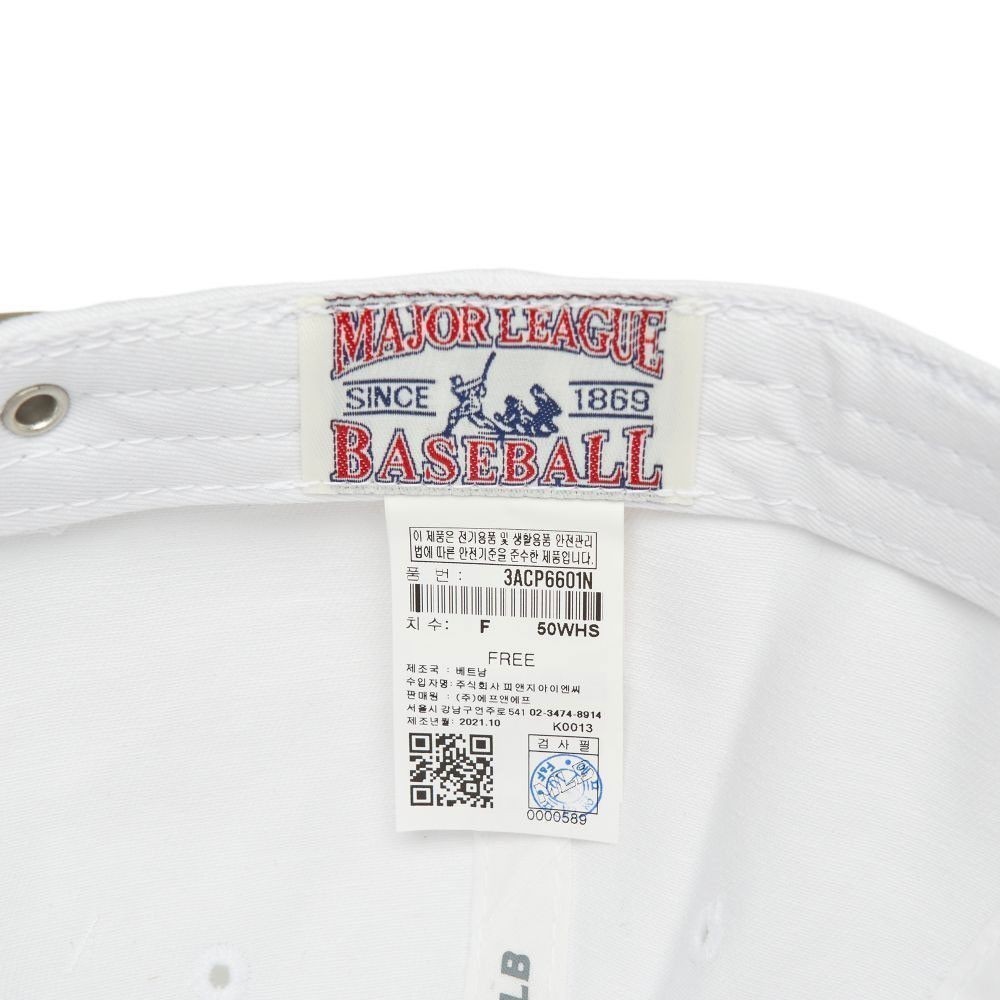 MLB หมวกแก็ป 3ACP6601N 50WHS WHITE NEW YORK YANKEES