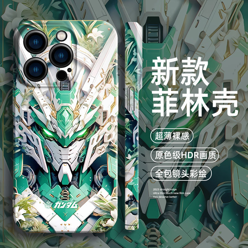 เหมาะสําหรับ Apple 14 Huawei OPPOvivo Glory Xiaomi Gundam Street Wear Hard Shell ฟิล์มกันกระแทกเคสโท