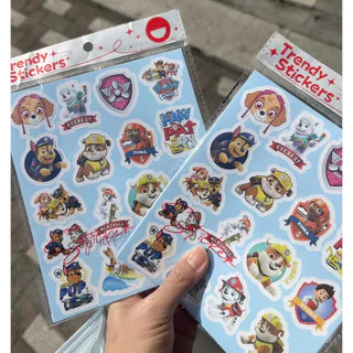 100 ชิ้น อุ้งเท้า ทีมสติกเกอร์การ์ตูนสติกเกอร์กราฟฟิตีเด็กรางวัลสติกเกอร์โน๊ตบุ๊คเครื่องเขียนกล่อง paw patrol