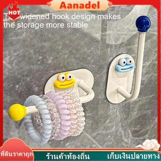 🟣AA🟣 โดปามีน ที่คาดผมชั้นเก็บห้องน้ําวงผมคาดศีรษะจัดระเบียบตะขอผมสายชั้นเก็บเครื่องประดับ ตะขอแขวน ตะขอติดผนัง หน้ายิ้ม