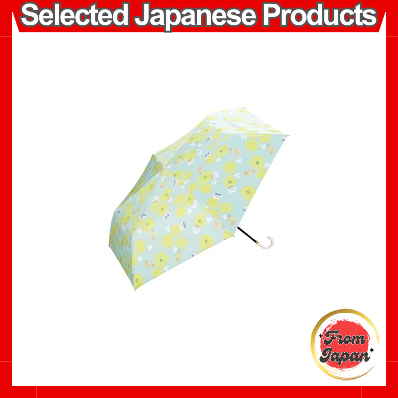 【2024】Wpc. Folding Umbrella, Chiikawa UV Protection Sunshade Mini Yellow {100% Light Blocking Rate, 