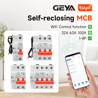 GEYA GYRC-ZN03 WIFI Circuit Breaker MCB สวิตช์รีเลย์เวลา 1/2…