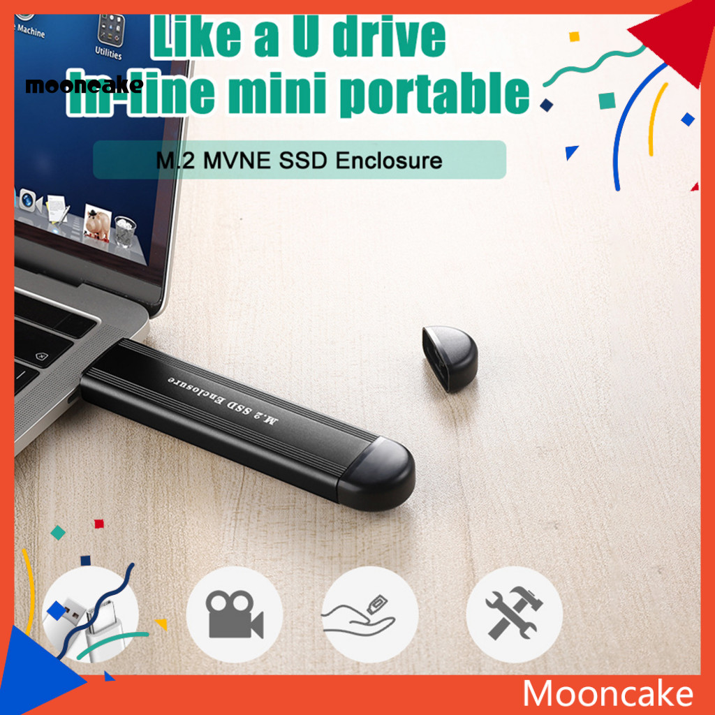 ขนมไหว้พระจันทร์| คุณสมบัติกว้างกล่องฮาร์ดไดรฟ์อุปกรณ์เสริม PC Type-C USB 31 ถึง M2 NVMe/SATA SSD ภา