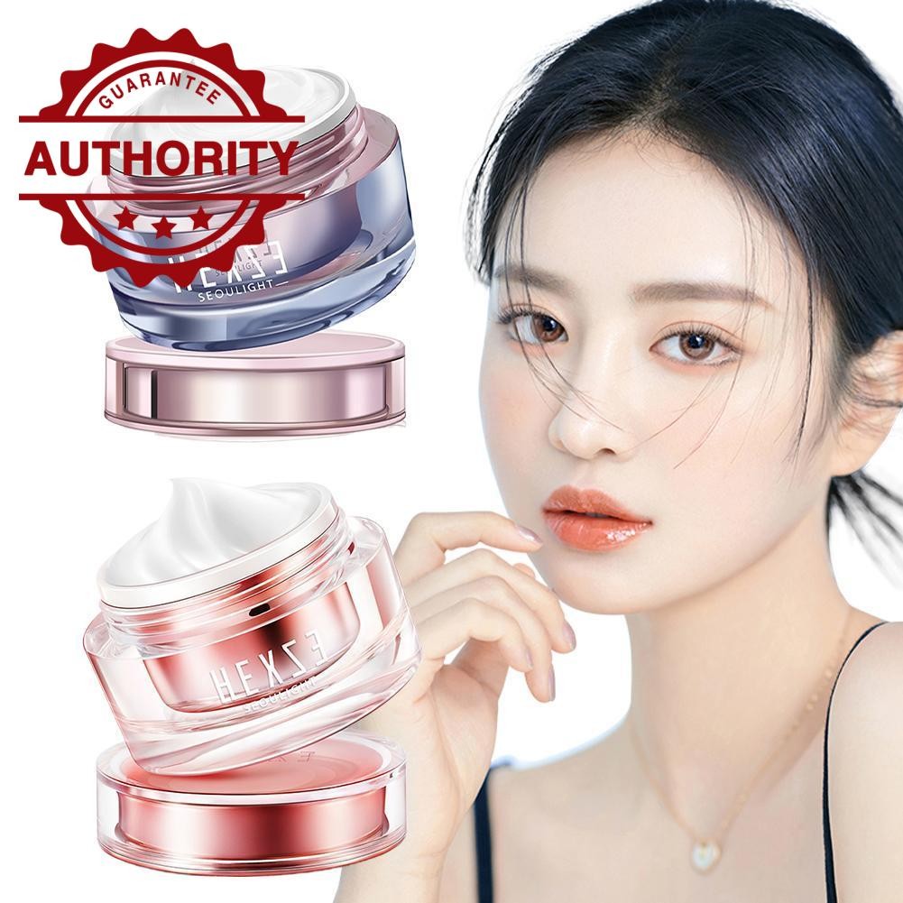 Hexze Radiance Cream Lazy Glow Face Cream ครีมอาหารเสริม 50g ครีมให้ความชุ่มชื้น Lazy N8r0