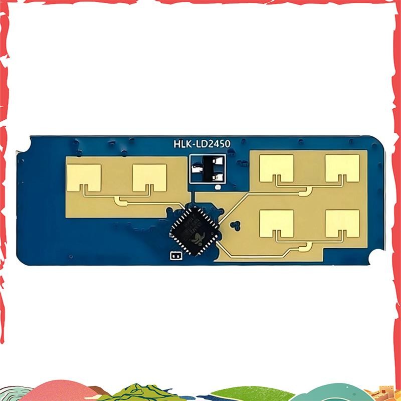 Super 24G HLK-LD2450 มิลลิเมตร Wave Human Movement เซ็นเซอร์เรดาร์โมดูล LD2450 การตรวจจับระยะทาง 8M 