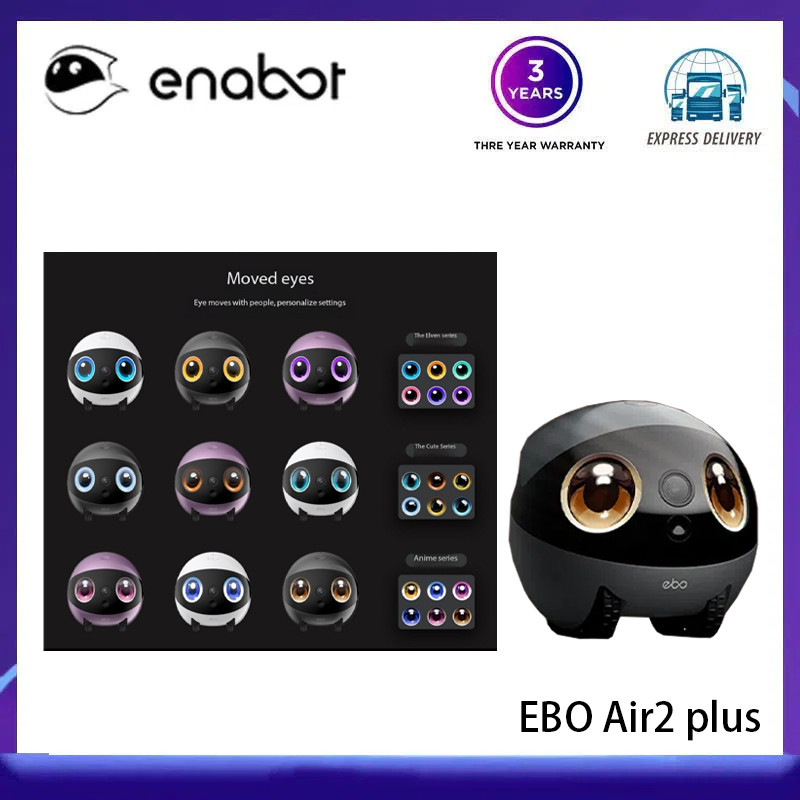 EBO AIR2 PLUS บวก เป็นกล้องมือถือเต็มบ้าน กล้องไร้สาย อากาศ2 และหุ่นยนต์ตรวจสอบสัตว์เลี้ยงเดินอัจฉริ