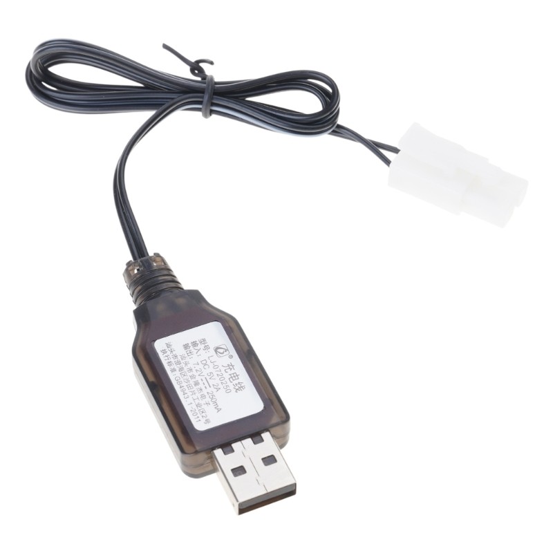 WU สายชาร์จ USB L6 2-2P น้ําหนักเบาสําหรับอุปกรณ์ควบคุมระยะไกล 2V 7 ตัว